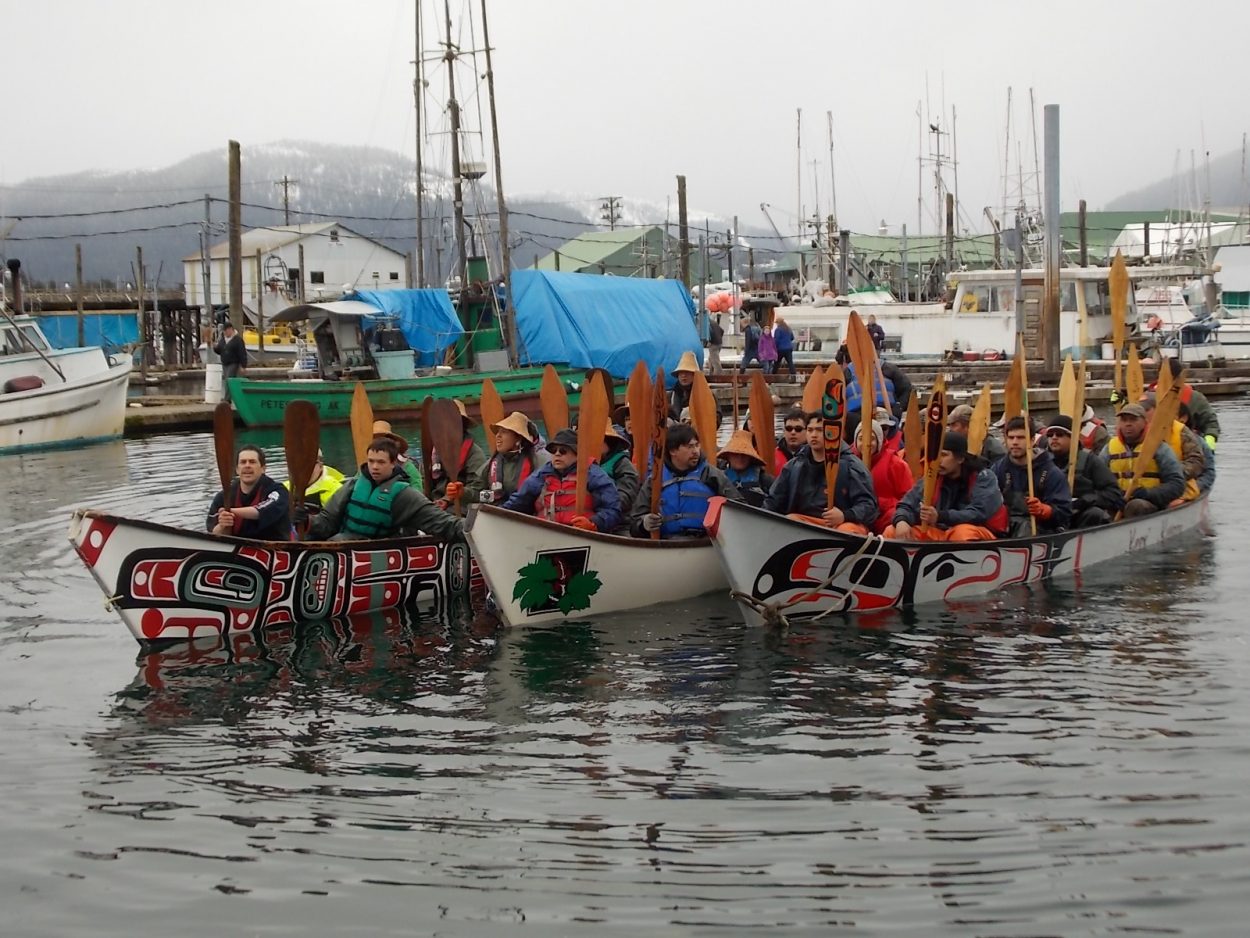 Canoe voyage helps build excitment for upcoming celebration