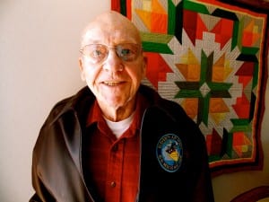 WWII veteran, Gerald Lind, 88, of Petersburg is in Washington D.C. this week. Photo/Angela Denning