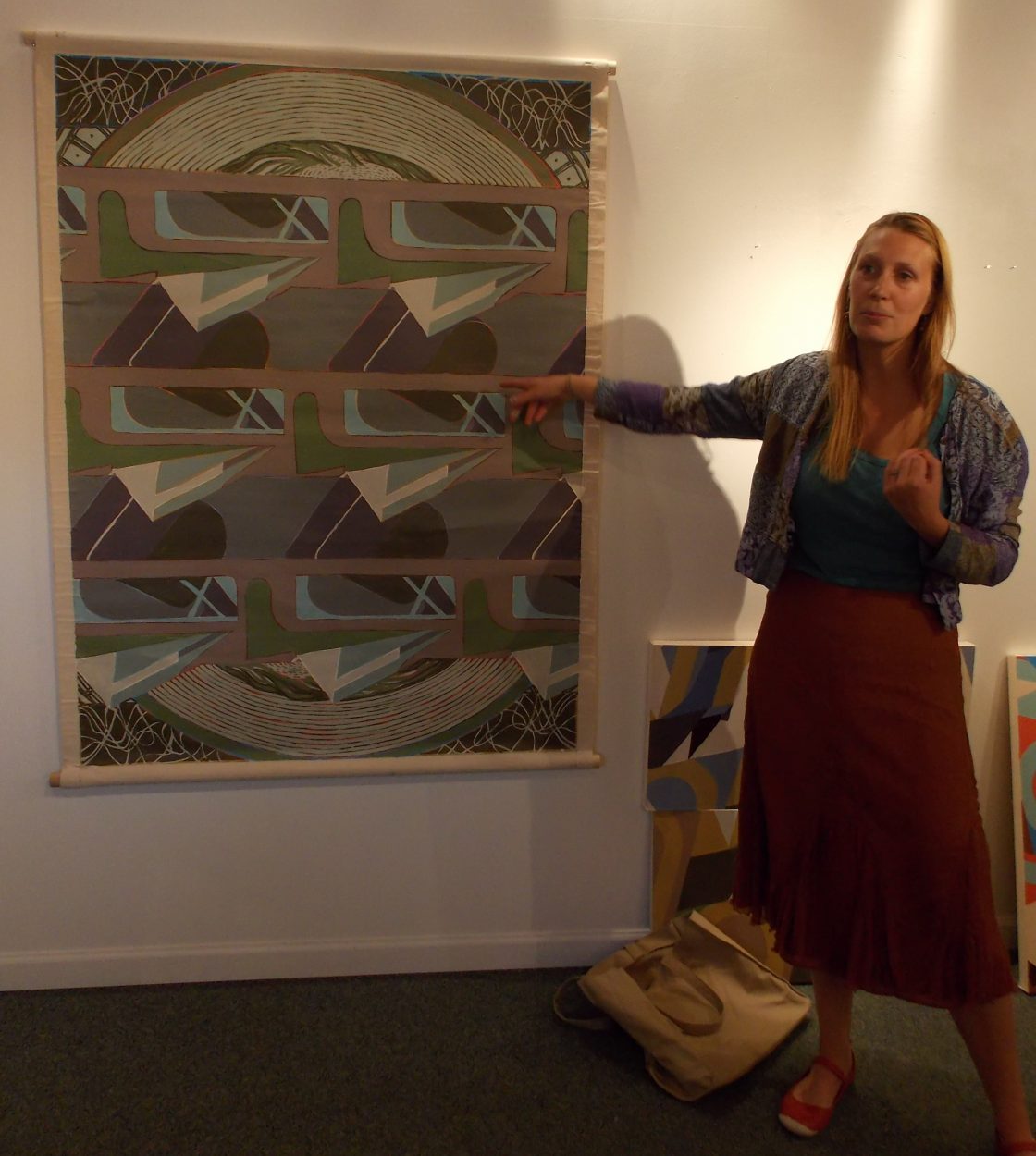Painter opens new show at Clausen Museum
