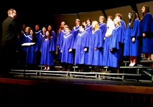 Petersburg High School concert choir. Photo/Angela Denning