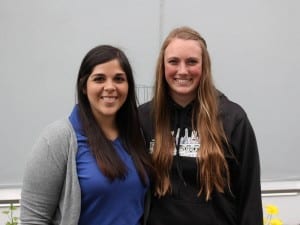 New Parks and Rec interns, Kendal Smith and Natalie Bell