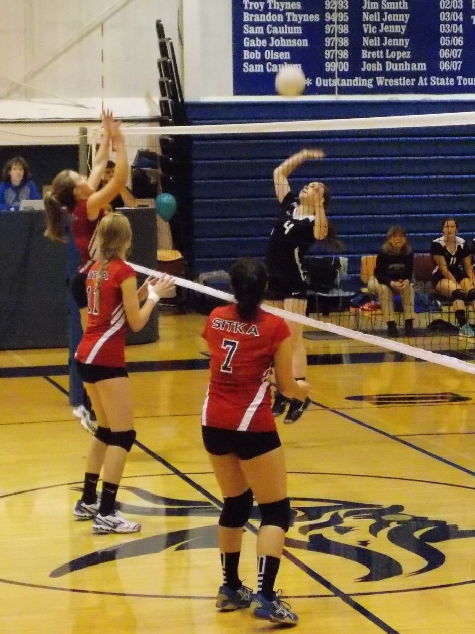 PHS volleyball loses two at home to Sitka