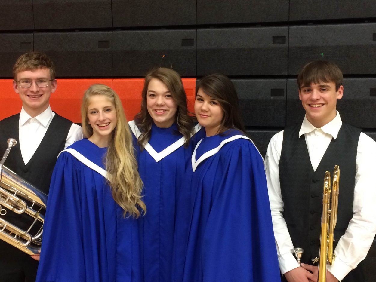 Five PHS students go to All State Music Festival