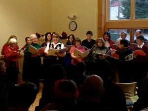 The Oxford Carolers entertain the crowd at the 2014 Holiday Literary.