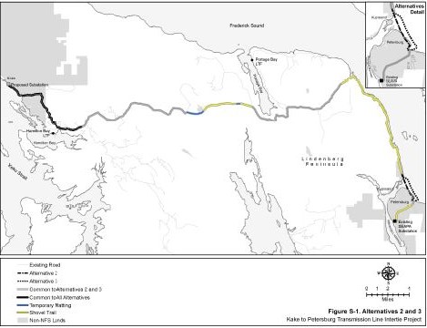 Forest Service releases review of proposed power line to Kake
