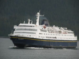 The Columbia is one of the ferries closing down its bar. 