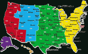 Alaska's time zone could change according to Senate Bill 6, which is moving through the Legislature. Image/worldatlas.com