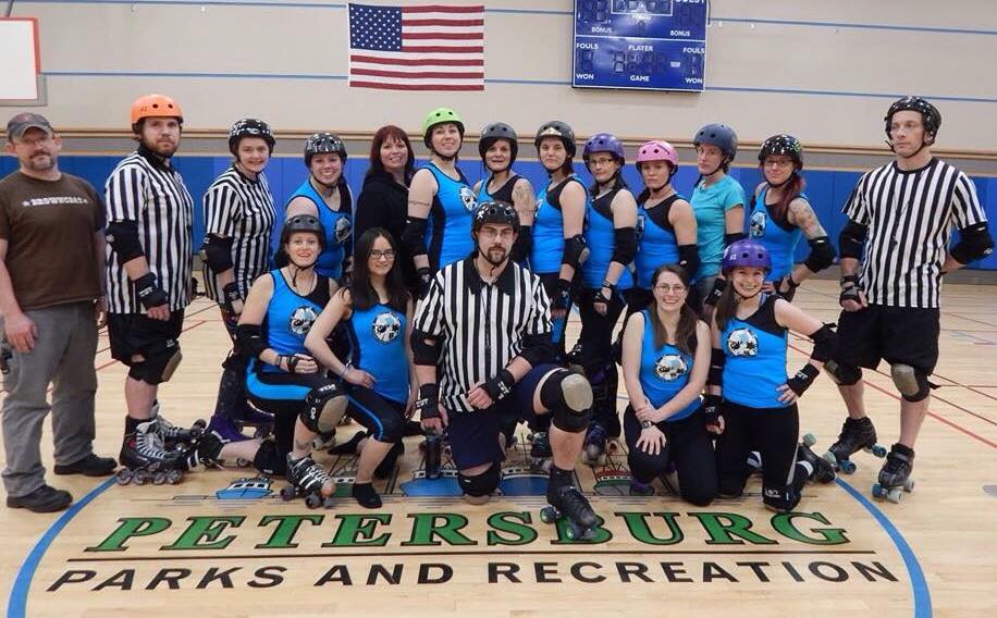 Petersburg hosts state’s first co-ed roller derby bout