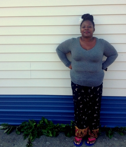Andrea O'Neal is a Cordon Bleu trained chef from Sacramento. She's working on the slime line at PFI this summer