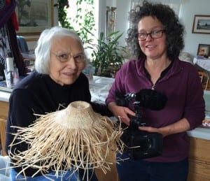 Delores Churchill and Ellen Frankenstein at Delores home in Ketchikan. Photo/Hall Anderson