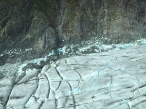 Evidence of high water is seen in this aerial view. Photo/Karen DIllman