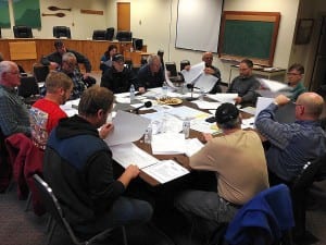 Petersburg's Harbor Board met Oct. 21 to go over the 50 percent design plan for the Bulkhead Loading Dock. Photo/Angela Denning