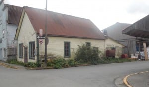 Sing Lee Alley in downtown Petersburg was the site of a 2005 fatal staffing. (KFSK file photo).