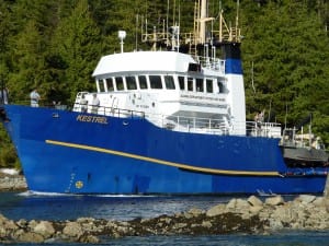 Research on Southeast fish stocks is done on the research vessel Kestrel, based in Petersburg.
