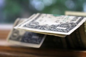 dollar bills closeup