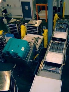 Seafood is frozen at Petersburg Community Cold Storage, which is in its 10th year of operation. The plant has expanded its customer base. (Photo courtesy Petersburg Economic Development Council)