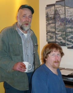 Lorry, left, and Lars Christensen