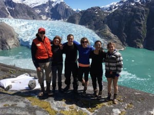 Chauncy Sandhofer, Alexandra Bless, Nathaniel Lenhard, Izabelle Ith, Emma Chase and Mariah Taylor made the trip to LeConte this year. (Photo courtesy of Jon Kludt-Painter)