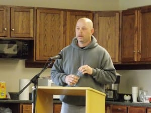 Gary Morgan, who has applied for a cultivation license from the state for a business near Papke's Landing, 10 miles south of Petersburg, testified against a pot business prohibition Monday.