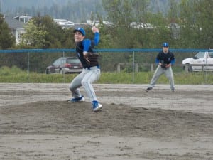 Kjell Wittstock pitches the Vikings to a 5-3 win over Thunder Mountain May 26.