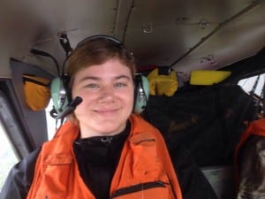 Hendrickson rode in a float plane to the Tebenkof Bay Wilderness Area (photo/Karisa Garner, U.S. Forest Service)