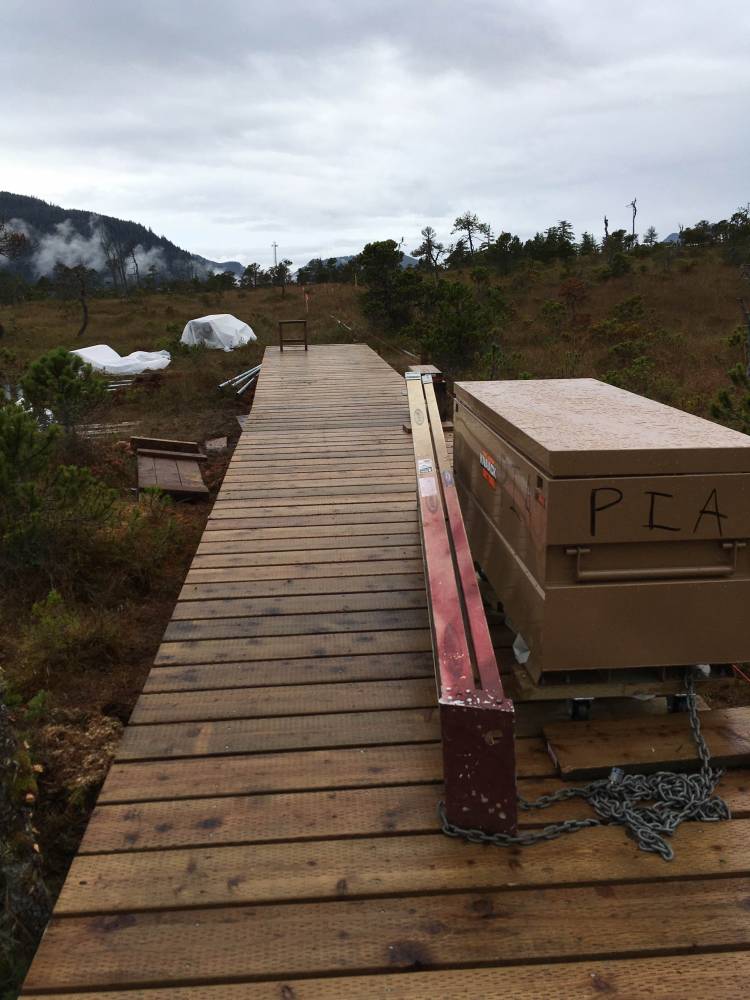 Crew makes progress on Hungry Point trail