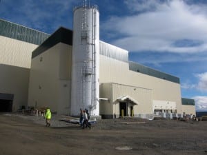 The processing plant at Imperial Metals' Red Chris Mine (Photo from imperialmetals.com)