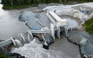 Altagas's Forrest Kerr run-of-the-river hydro-electric energy plant is on the Iskut River, a major tributary of the Stikine River. (Photo from altagas.ca)