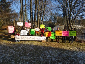 Wrangell residents stand with Standing Rock