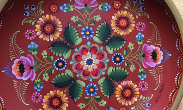 Rosemaling classes run all week at Petersburg’s Sons of Norway