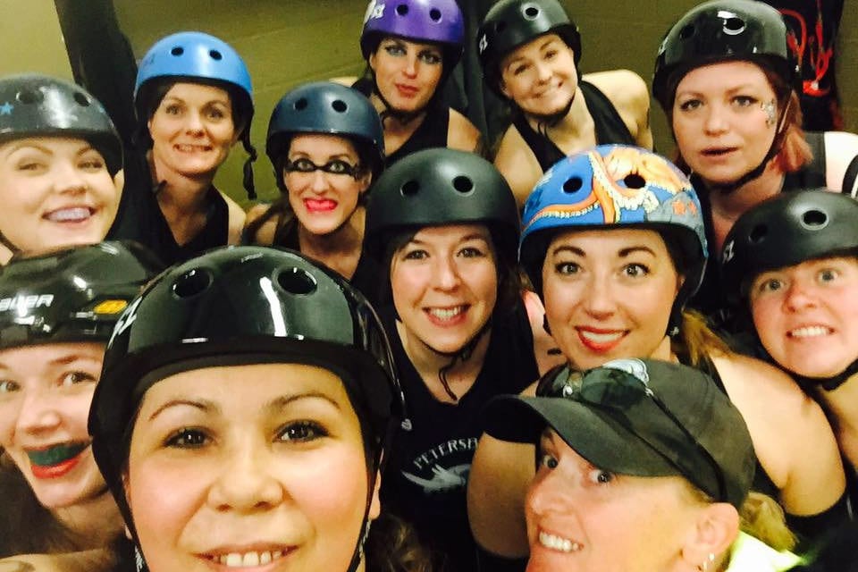 Petersburg roller derby team fourth at state