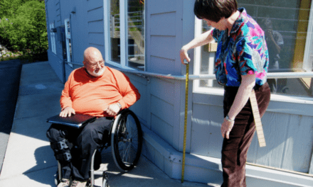 Independent living advocate in Petersburg this week