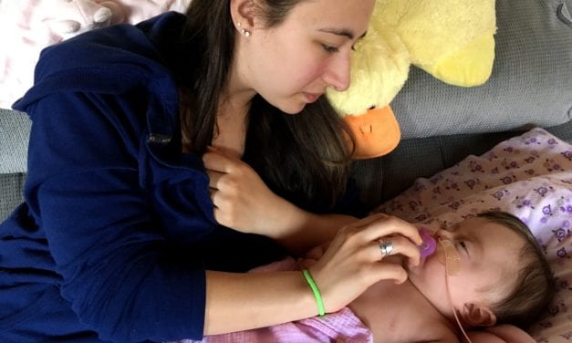 Petersburg couple cares for their baby with brittle bones