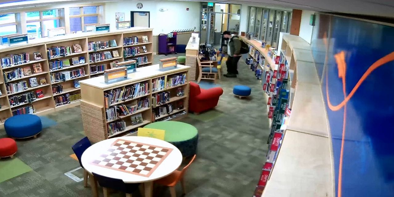 [VIDEO] Peterburg Police requesting public assistance in identifying the individual responsible for the theft from library