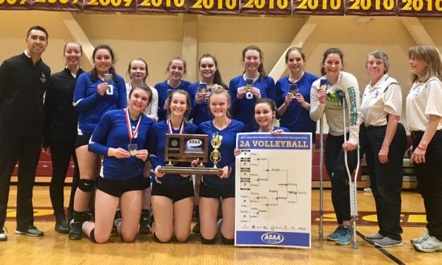 Petersburg High volleyball wins state 2A title