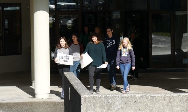 Local students participate in National School Walkout on anniversary of Columbine High School shooting