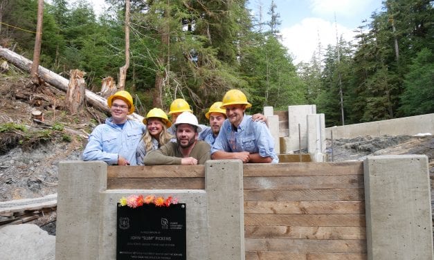 Student volunteers help Coho salmon access habitat