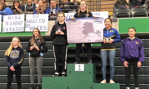Petersburg’s Ruby Massin wins State wrestling