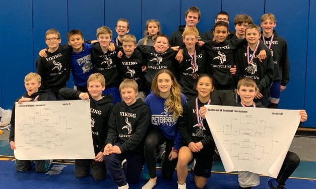 Mitkof Middle School wrestlers fourth at regions