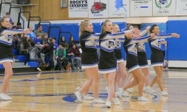 Cheer team first at regional tournament, heading to state