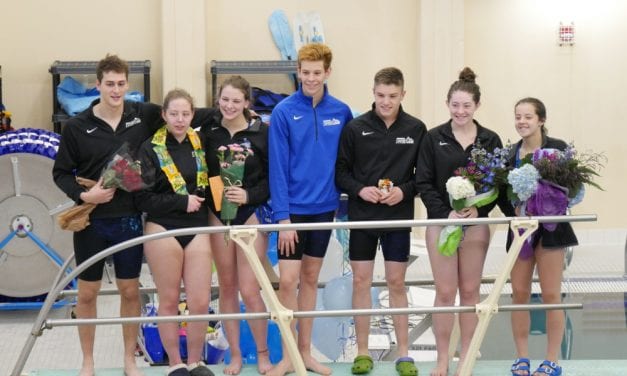 PHS seniors shine in final home swim meet