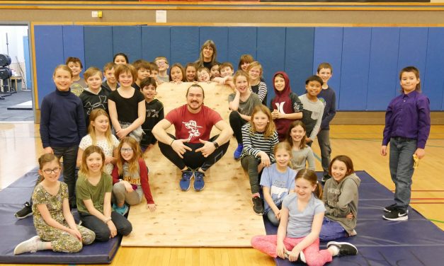 Alaskan ninja warrior visits Petersburg schools