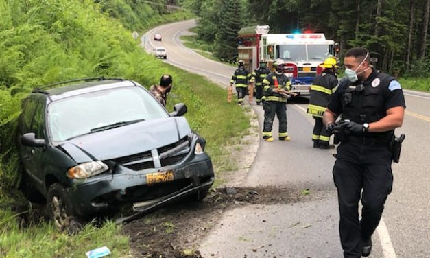 Minivan crashes on Mitkof Highway south of Petersburg