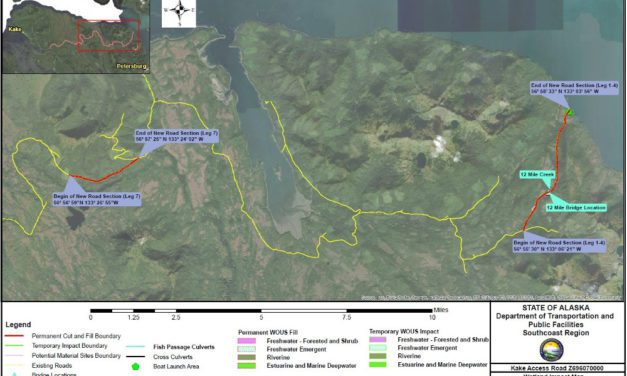 Road rehab starts east of Kake, new road permit pending