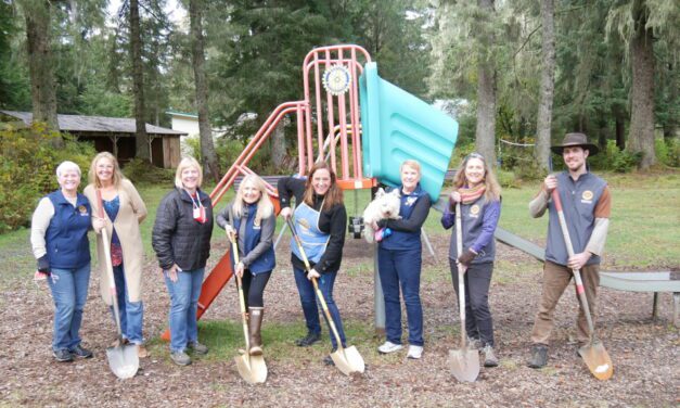 Organizers break ground for Sandy Beach playground work
