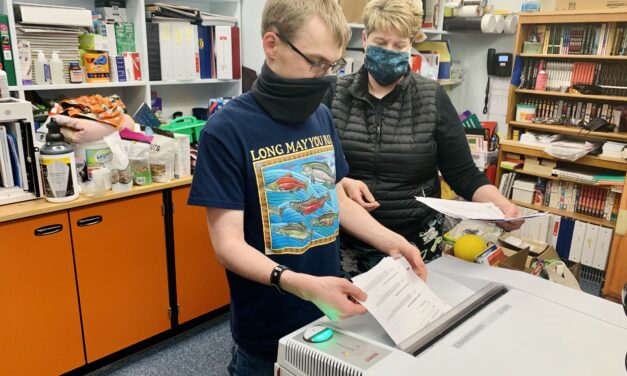 Petersburg special education students start up a confidential shredding business