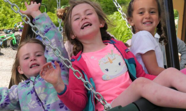 Audio postcard: Opening day at the Sandy Beach Park playground