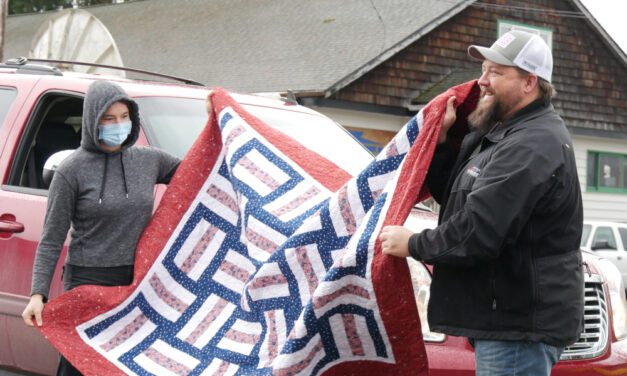 Petersburg veterans honored with parade, quilts