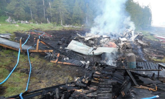 Fire destroys Whale Pass cabins