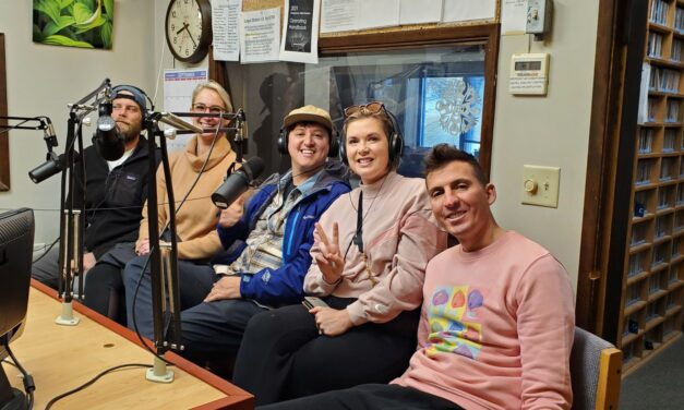 Stopping In To Help Lars at KFSK